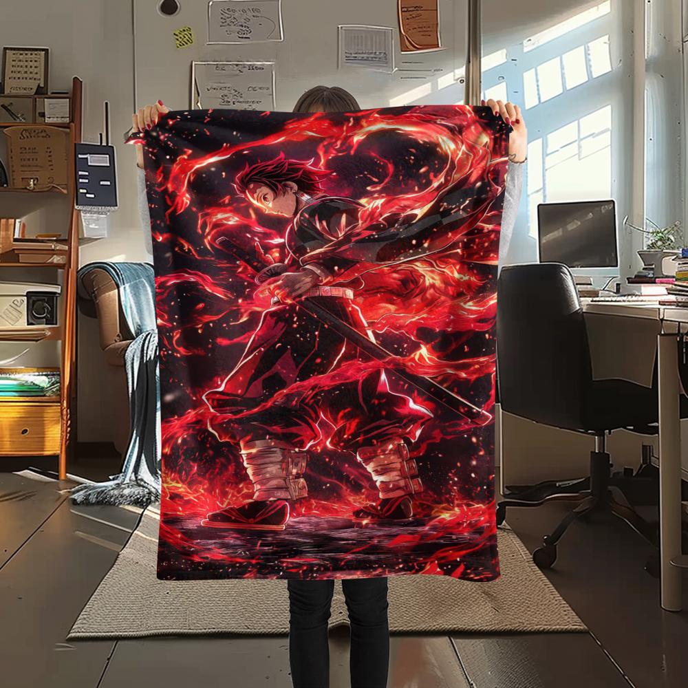 1 Pezzo Coperta in Flanella con Stampa Cartone Animato, Alta Qualità Confortevole per Tutte le Stagioni, Decorazione per la Casa, Calore e Comfort, Perfetta per Regalo di Natale Compleanno