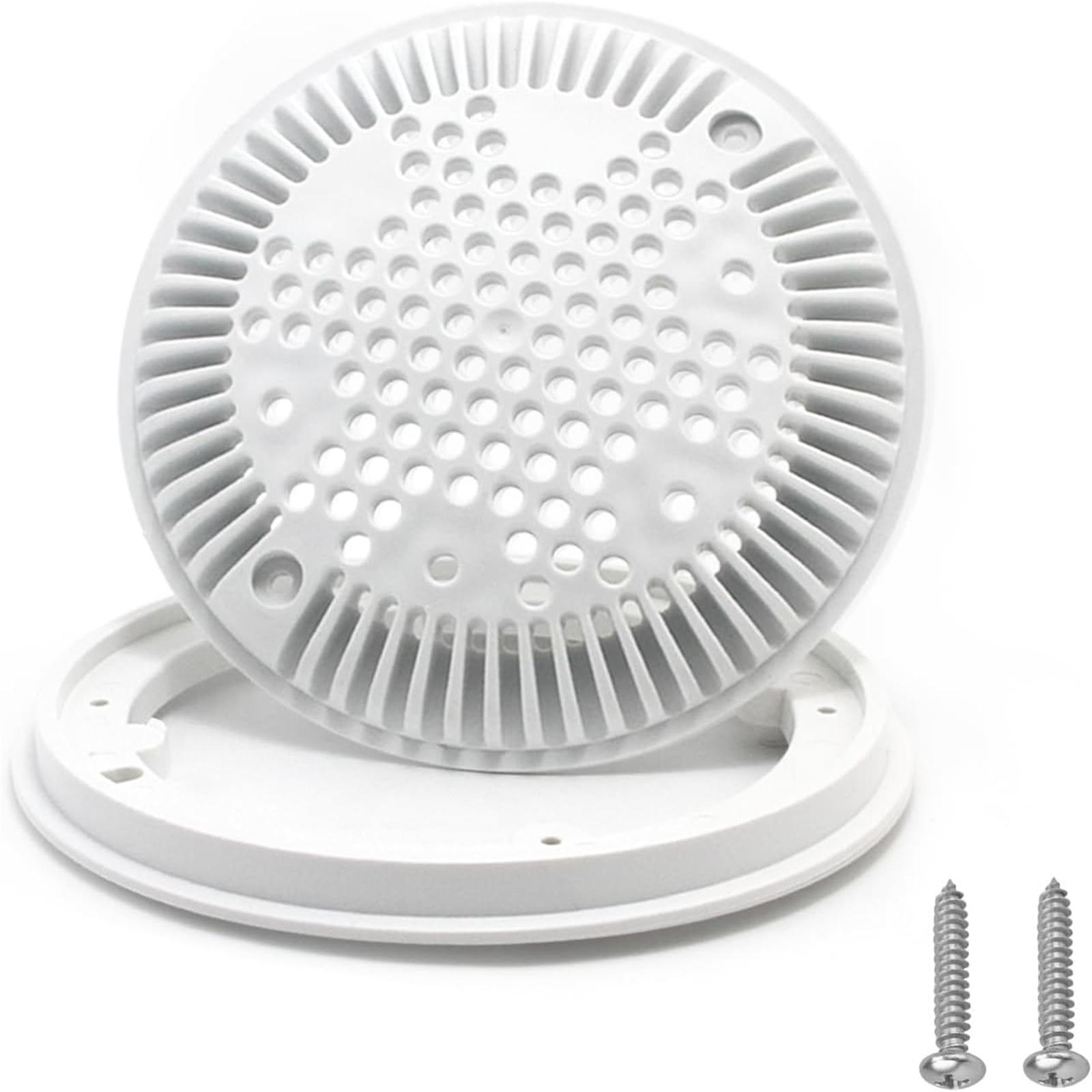 

Набор круглых крышек для слива бассейна 8 дюймов Крышка для всасывания основного слива Аксессуар для обслуживания бассейна Пластиковая текстура для бетонных бассейнов