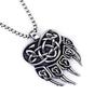 Herenketting Wolfskop Viking Wolfsklaauw Hanger