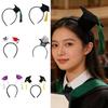 User Friendly Graduation Hairband 2026 Funny Design Soft Fabric Elastic Comfortable Hair Hoop For Parties
