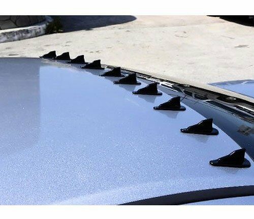 10 x Car EVO-Style Roof Shark Fins Wing Spoilers Generator Universal Decorative