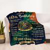 Family Tree Roots Begin Love Flannel Blanket-Soft and Suitable for Sofas,Beds,Offices,Travel,All Seasons,Great Gift for Holidays and Birthdays.