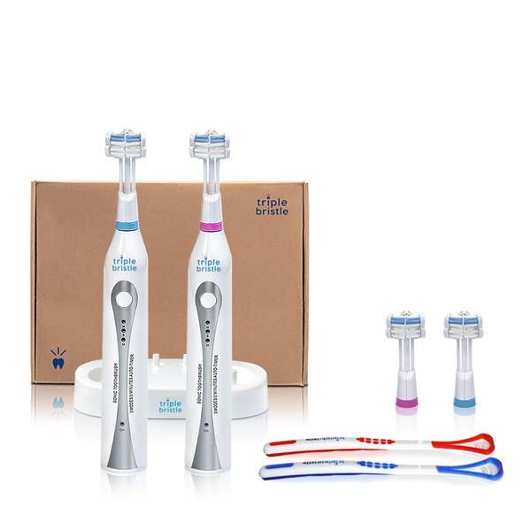 

Электрическая зубная щетка Sound Wave с тройной щетиной, набор Duo ​​Box Set, RS2030T