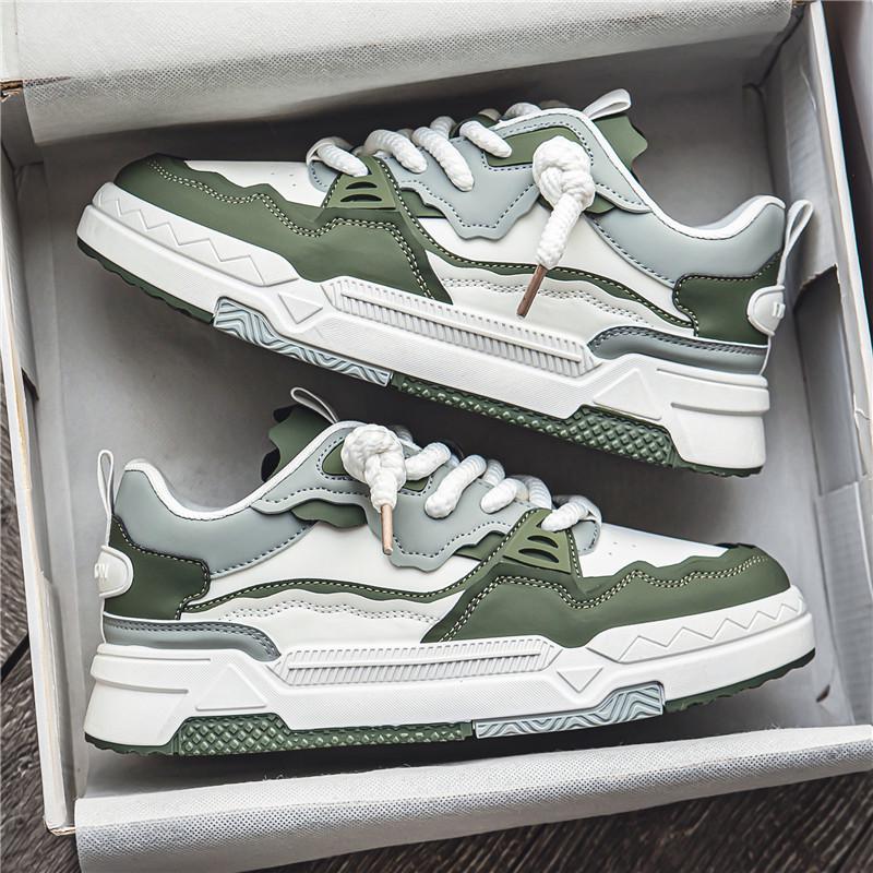 Nische 2024 Herren Winter Casual Höhenvergrößernde Trendige Flache Schuhe für Studenten