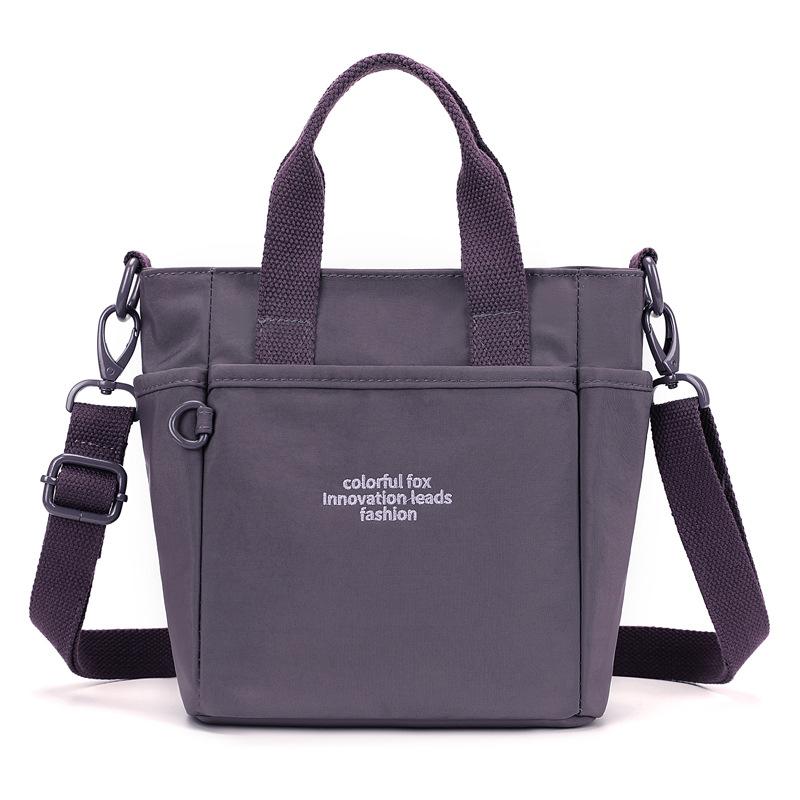 

Colorful Fox new 2025 women s shoulder messenger bag casual versatile commuter lightweight nylon bucket bag