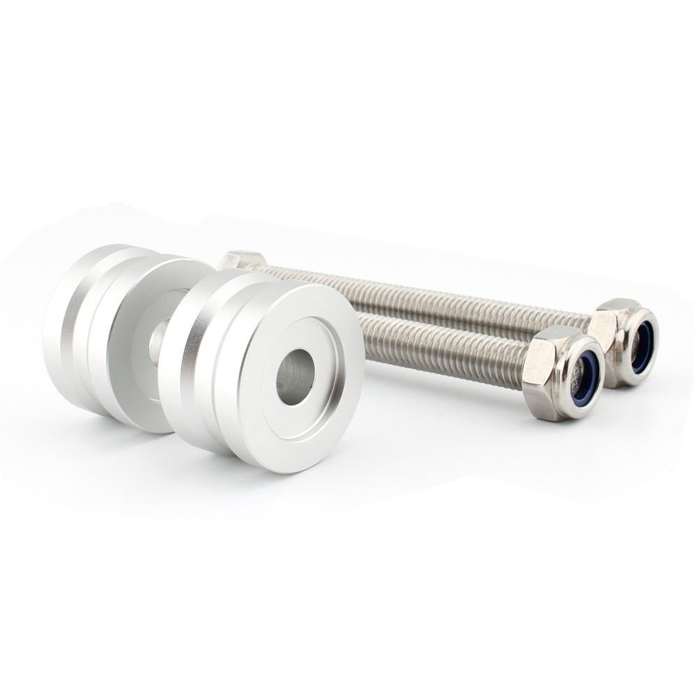 High-quality Handlebar Raising Blocks For Suzuki V-strom 1050xt Dl1050xt 2019-2020 In Elegant Black Silver