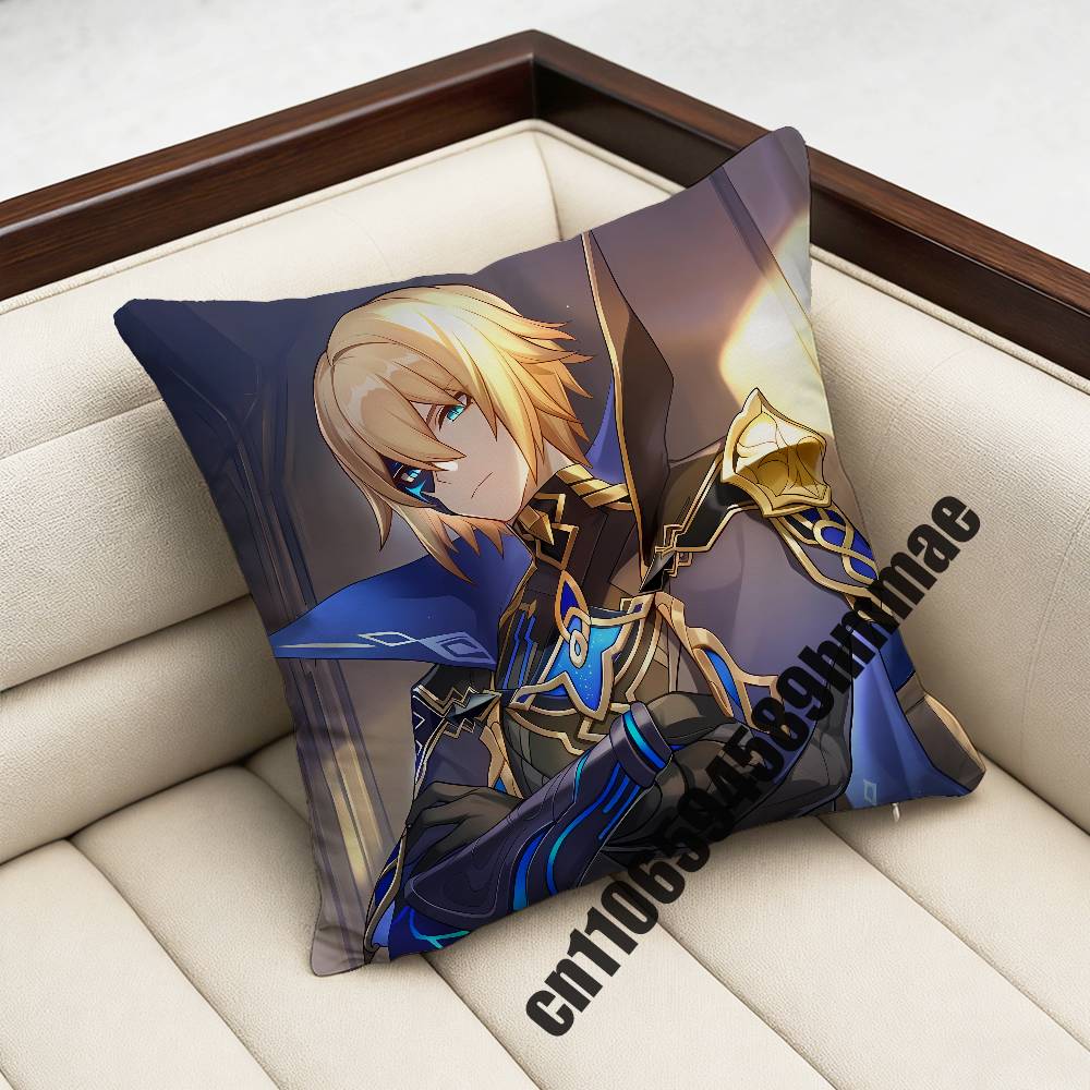 For Dainsleif Genshin Impact Throw Pillow Case Sham 45X45Cm 40X40Cm Square Car Pillowcase Pad Cushion Cover