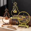 Retro Incense Burner Hollow Out Alloy Hanging Incense Burner Household Incense Stick Ornament Lotus Burner Home Office Decor New