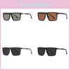Vintage Schwarzer Rahmen Polarisierte Sonnenbrille Für Männer UV400 Sonnenschutz