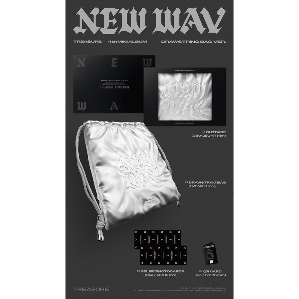 [Pre-order] TREASURE - NEW WAV (DRAWSTRING BAG VER.) (Limited Edition)
