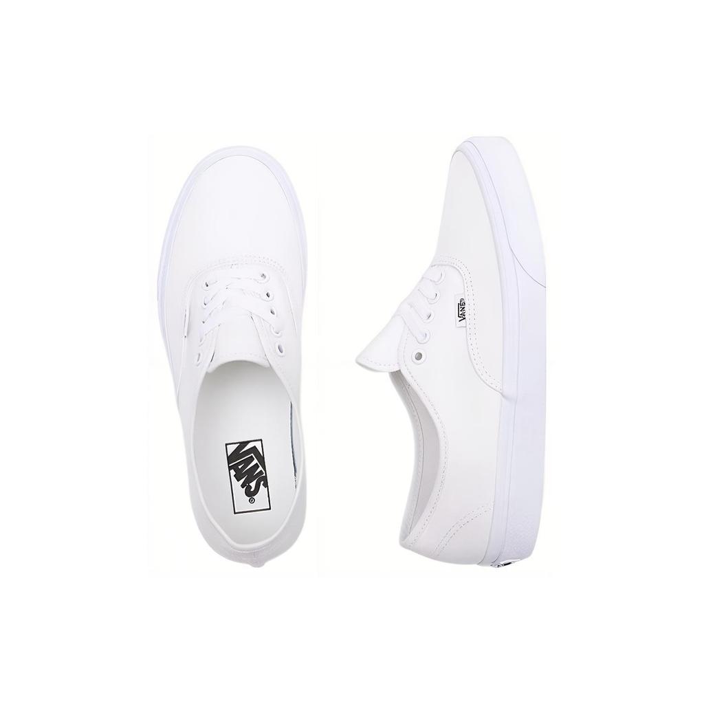 Vans Authentic True White Lightweight Breathable Low top Skateboard Shoes Unisex White VN000EE3W00