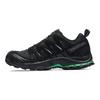 SALOMON XA Pro 3D Suede Comfortable Durable Low Top Outdoor Functional Shoes Unisex Shoes Black Green 474783