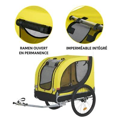 Dunlop Dog Bicycle Trailer, Yellow