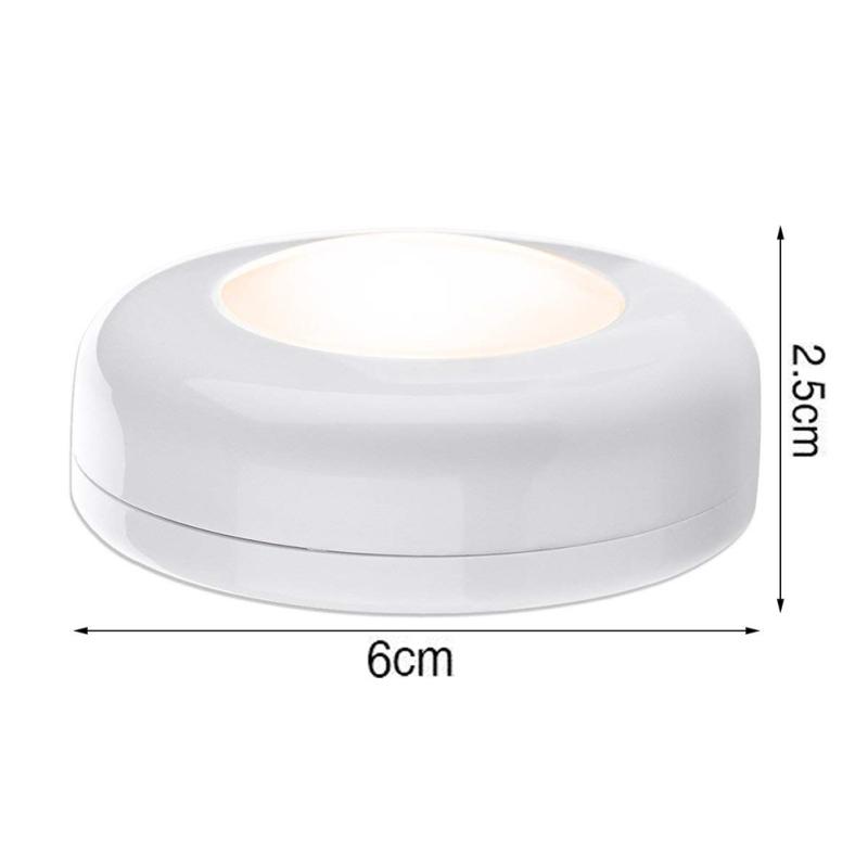 Remote Control Dimming Night  Light Timing Tap Control Closet Lamp With Adhesive Tape For Home