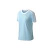 Set In Sleeve T Shirt Women's Blue (Unisex) T-Shirts FM3322