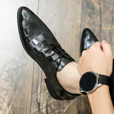 Mode Herren Abendschuhe Handgefertigte Luxus Business Büro Lederschuhe Hochzeitsschuhe Herren Wohnungen Oxfords Formale Gentleman Spitzschuh