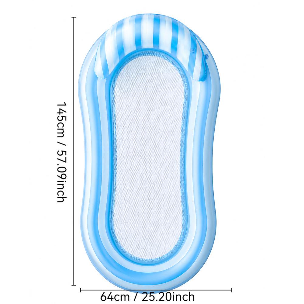 New Style Daisy Stripe Inflatable Pool Float Lounger