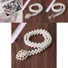 Elegant Pearl Waist Chain For Women With Adjustable Elastic Belt For Summer Fashion Accessory