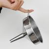Stainless Steel Wine Funnels Foldable Handle Oil Funnels Multifunctional Kitchen Funnels  Canning