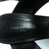 Excellent LOUIS VUITTON Sandals Star trail line Black brown Monogram canvas Women 36.5 Used