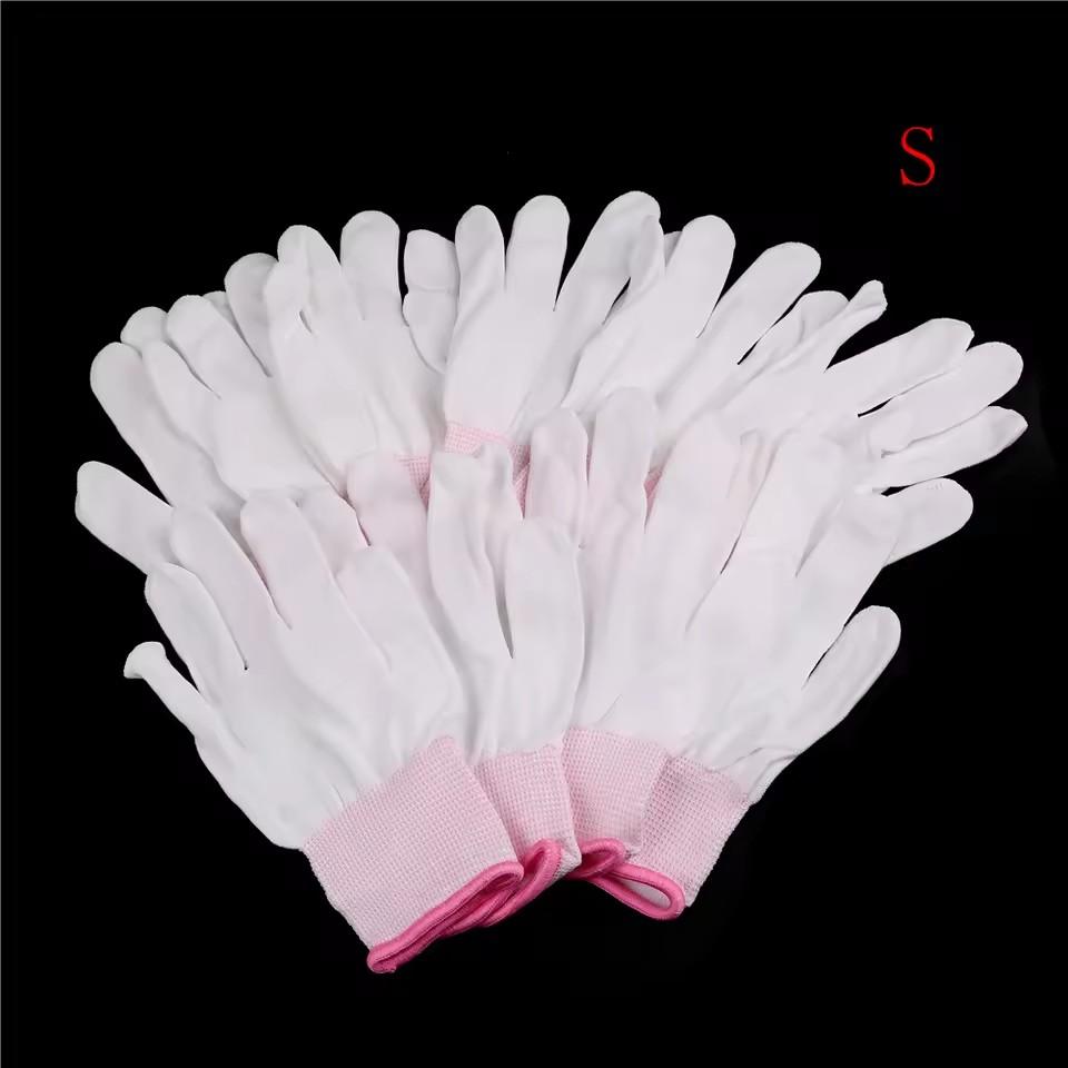 12pairs Antistatic Gloves Anti Static ESD Electronic Working Glove Pu Coated Palm Coated Finger Antiskid for Finger Protection