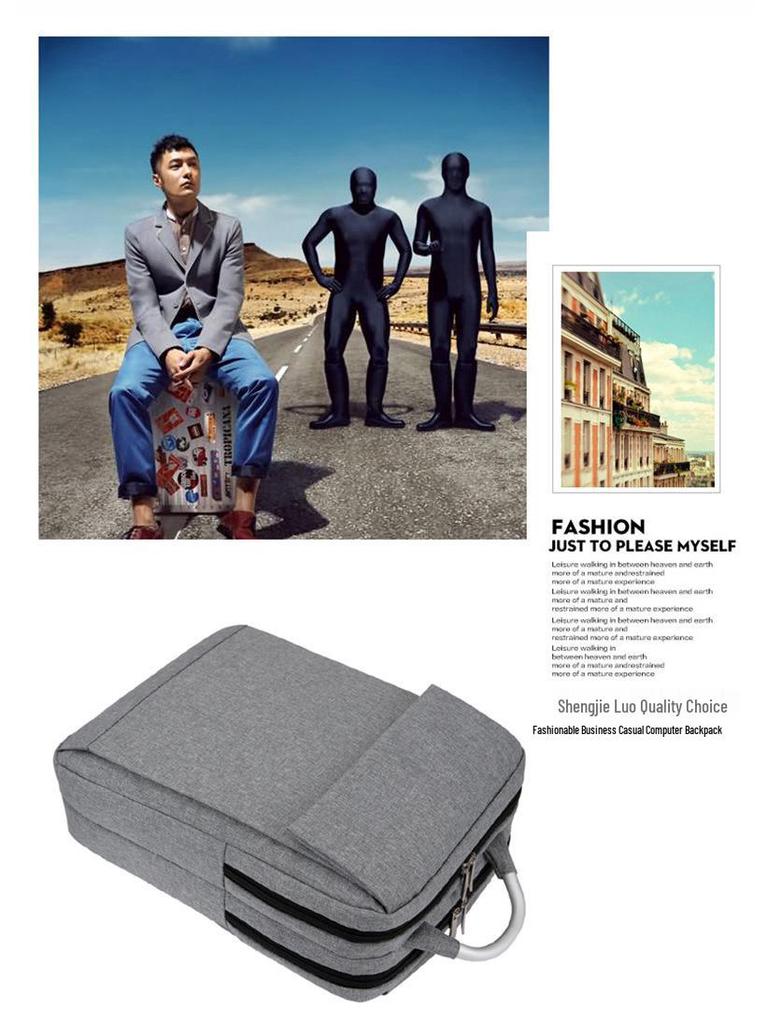 Women's Simple Multifunction Backpack: Solid Color Business, Casual, Laptop, Office, School, Travel Bag