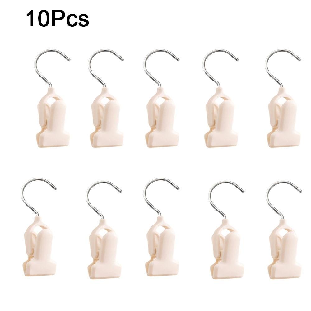 10Pcs Plastic Pants Socks Storage Clip Stackable Laundry Clothes Pegs Clothes Hangers  Closet