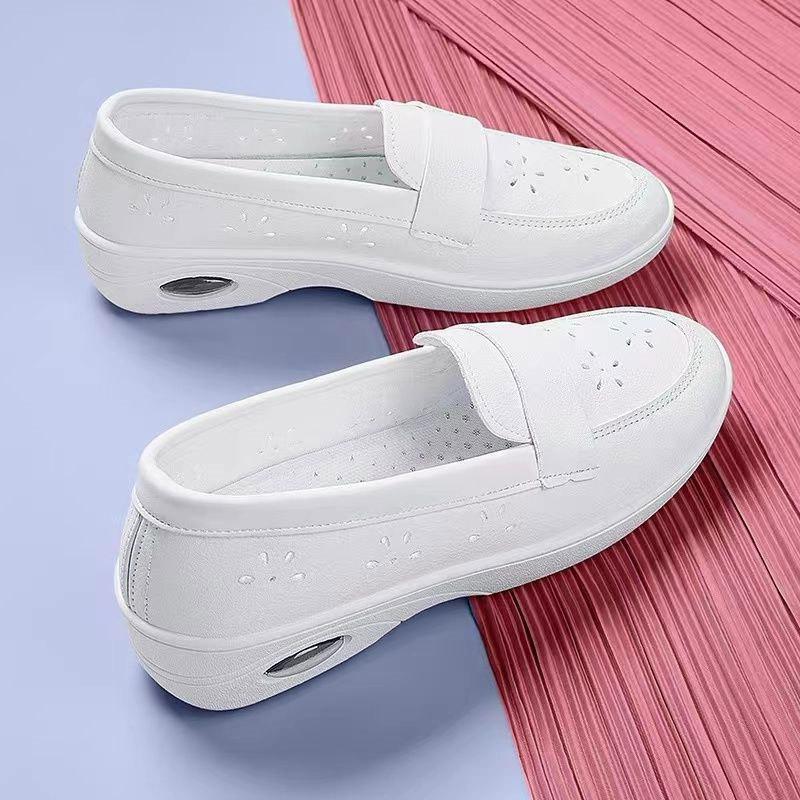 Air cushion shock absorption nurse shoes women's single shoes spring and summer healthcare workers professional shoes soft sole not tired feet breath