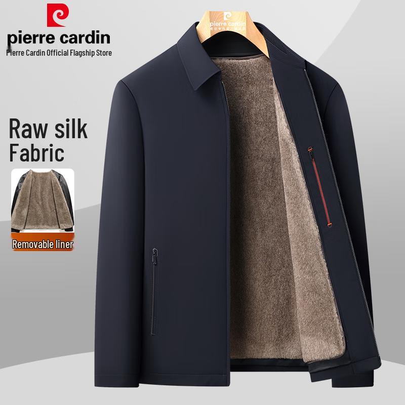 

Pierre Cardin Men s Plus Velvet Detachable Cotton Jacket 3XL