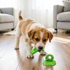 Dog Suction Cup Teething Toy with Treat Dispenser TPR Chew Ball for Small Medium