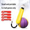 Compact Plastic Hand Pump with Needle and Nozzle for Inflating Balls and Bike Tires