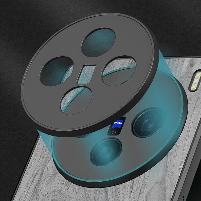 Bionisk Trädstruktur Telefonfodral För vivo X200 Pro X100 Ultra Mjukt Silikon Linsskydd För Vivo X200 Pro mini X100 X80 X70 X90 Pro Plus