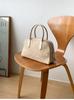 Bowling Bag Women'S Boston Tote Bag Women'S Large Capacity Maillard Vintage Suede Pillow Bag