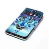 For iPhone Air Case Pattern Printing Leather Wallet Phone Cover with Wrist Strap
