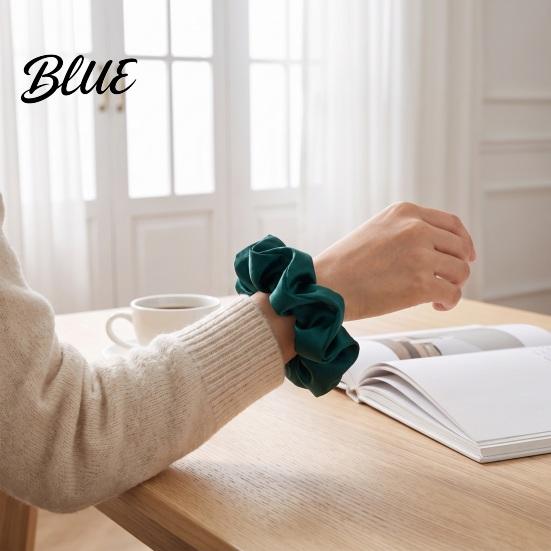 Cloth Hair Ties with Zipper Pocket Scrunchies Hidden for Women, Elastic Tie Convenient Gym Small Items Keys And Coins, Satin Accessories Daily