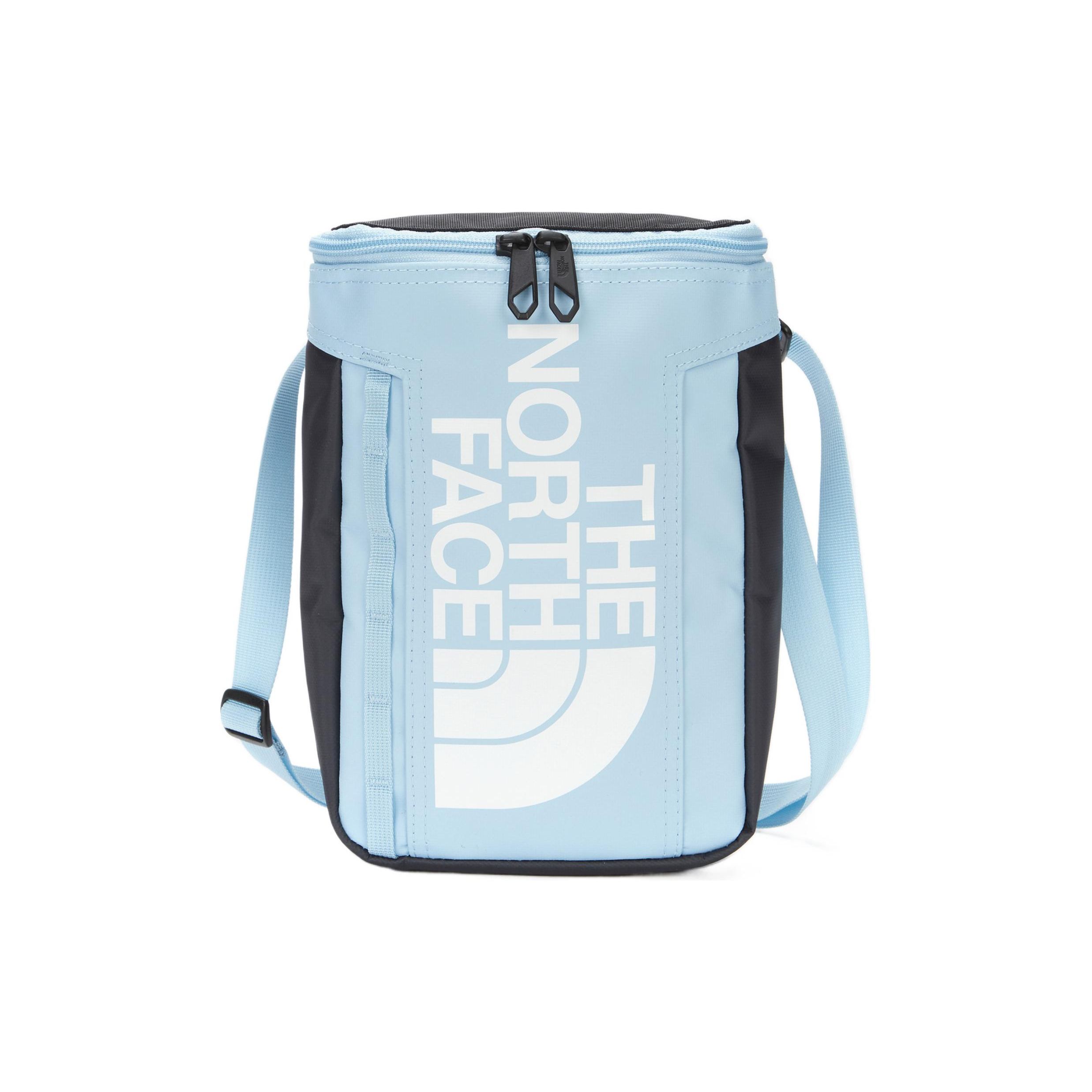 The North Face Large Letter Print Logo Zipper Crossbody Shoulder Bag Unisex Shoulder Bag Blue NN2PN41C Blue