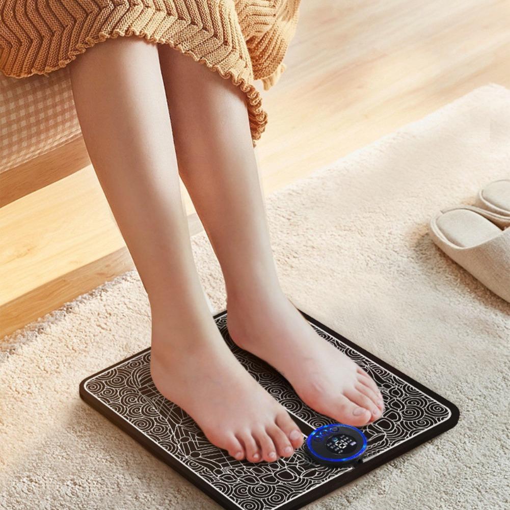 1PCS Electric Foot Massager Pad With Remote EMS Massage Foot Mat Muscle Massage Relaxation Trainer For Massage Fitness Gifts