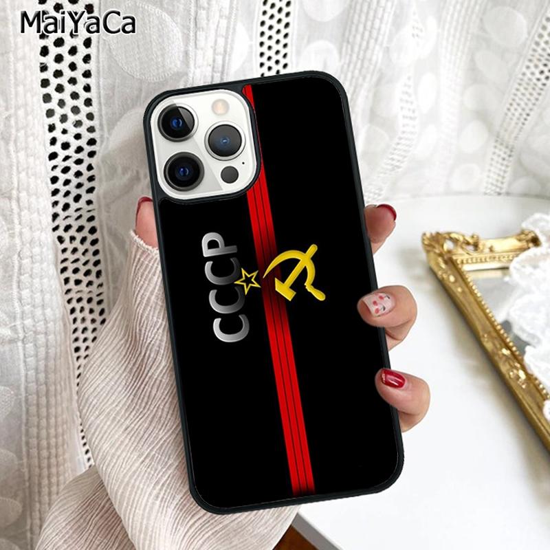 

Soviet Union USSR Flag Phone Case Cover For iPhone 17 Air 16 16e 15 plus 11 12 13 14 pro max shell coque iPhone 11pro max
