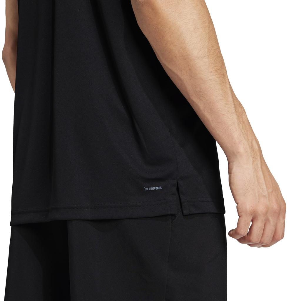 Tennis Club Polo Shirt for KUE81 Black Size S [Adidas] 3-Stripes Men, (JG0985)