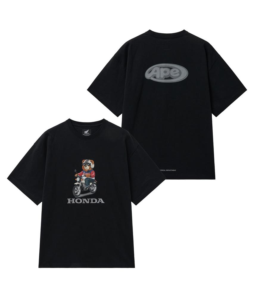 PHYPS MOTORCYCLE Ape Beat Short Sleeve Black