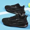 Black Casual Shoes Breathable and Anti Slip Walking Shoes Men's Shoes Outdoor Comfortable and Fashionable Lace Up Running Shoes
