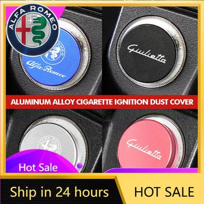 Car Stickers For Alfa Romeo Aluminum Car Cigarette Lighter Dust Cap Cover Auto Interior Accessories For Alfa Romeo 159 Giulietta