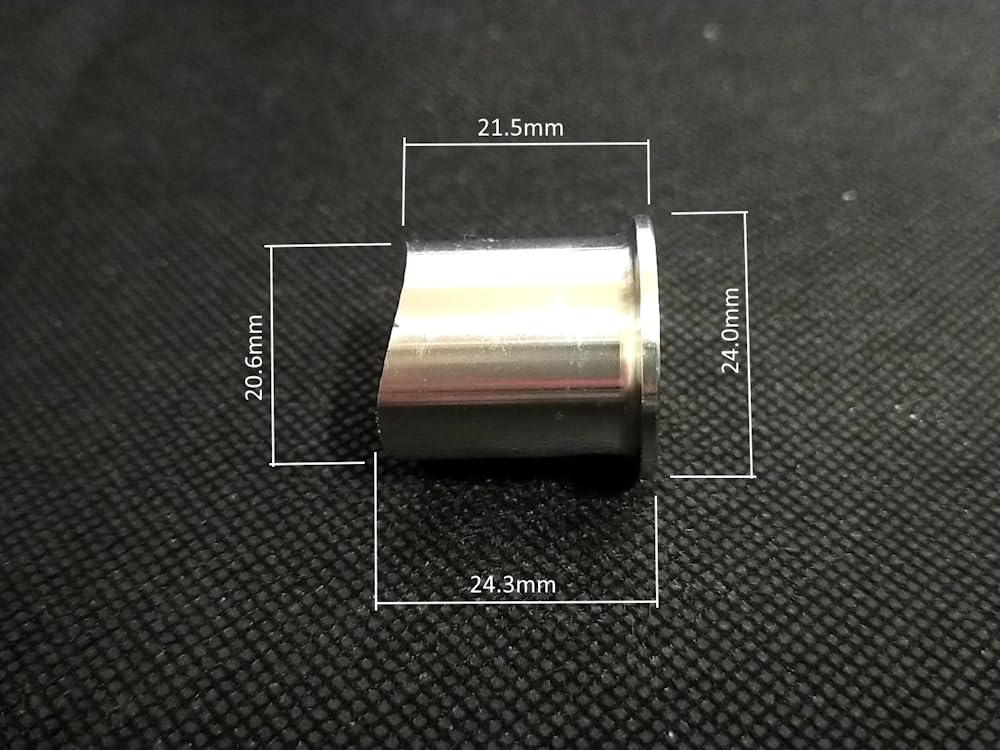 O2 Sensor Adapter Long Type & Cap Stainless Steel M18