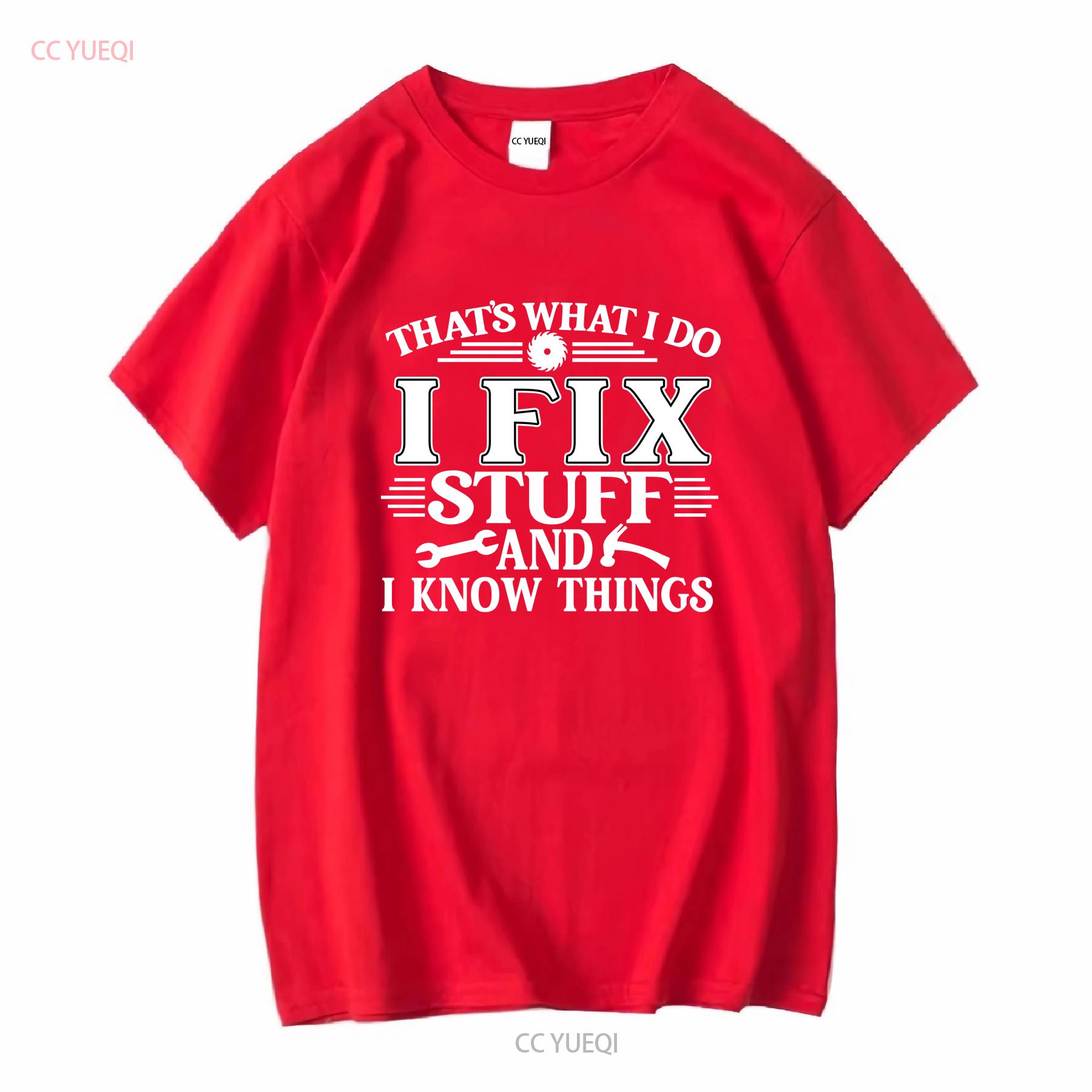 Handyman Dad T Shirt I Fix Stuff and Know Dads Handy Man it Daddy Can anything Dads long or short sleeves vintage Washed Soft S