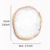 Resin Jewelry Tray for Women Creative Agate Pattern Earrings Holder Dish Exquisite Unique Decorative Ring Tray Perfect Gifts