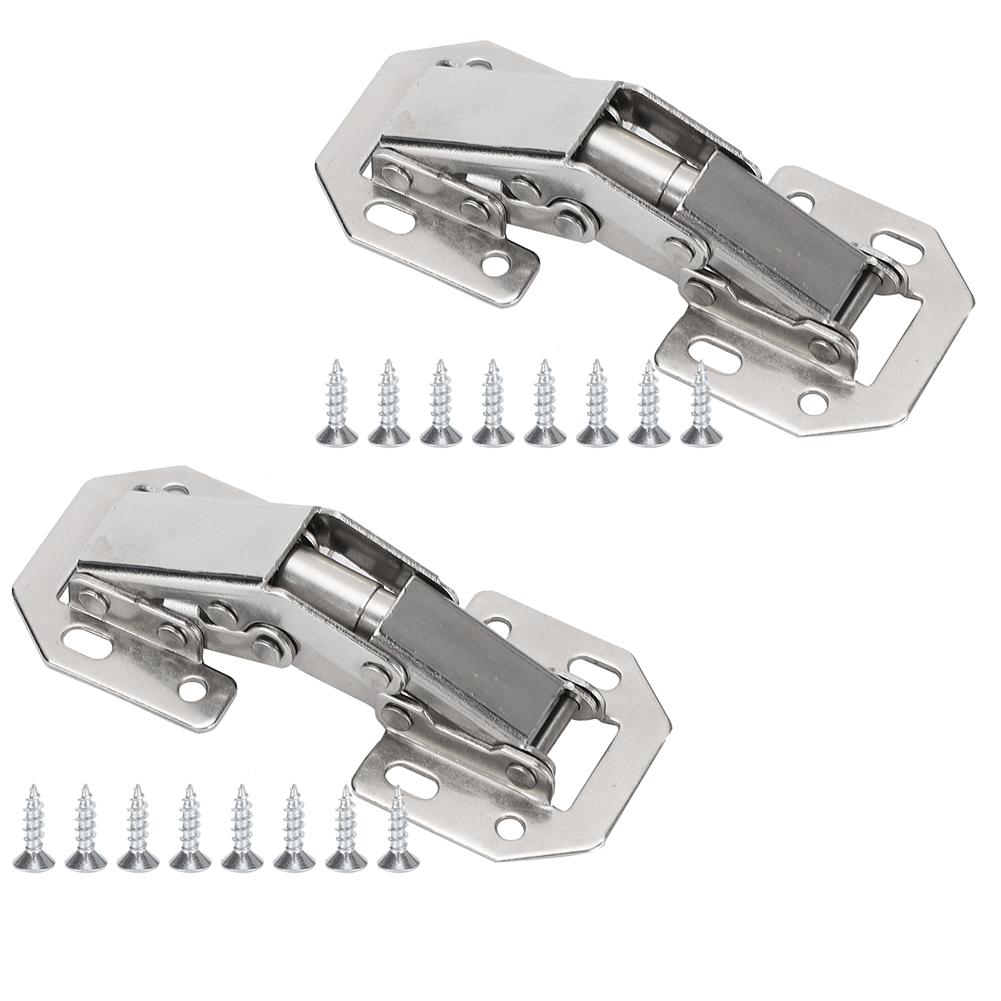 

20 Sets Hinges for Office Hardware NonPerforated Cabinet Wardrobe Door 3 inches