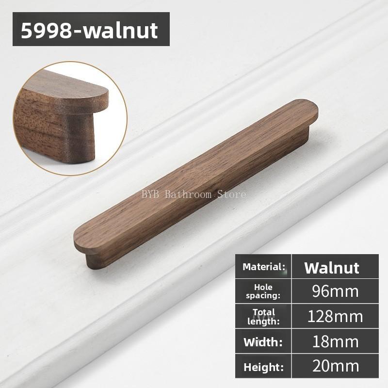 Nordik Mutfak Dolabı Çekme Kulpları Doğal Ahşap Mobilya Kulpu Ayakkabı Dolapları ve Çekmeceler Şifonyer Kulpları Uzun Gardırop Çekme Kulpu