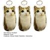 Portachiavi Peluche Attivato dalla Voce Gatto Miao Ciondolo Animale di Peluche Parlante Carino per Borse Zaini Regalo Divertente per Bambini Studenti