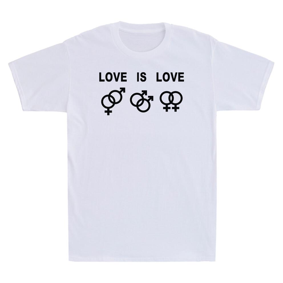 Love Is Love Shirt Lgbt Gay Lesbian Pride Proud Rainbow Festival Gift Tshirt