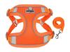 Reflective Vest-Style Dog Harness & Leash for Small Breeds